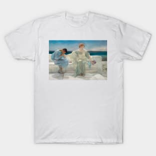 Ask Me No More by Lawrence Alma-Tadema T-Shirt